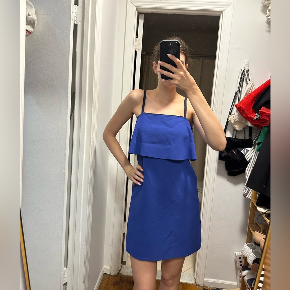 Elizabeth and James Blue Mini Dress
